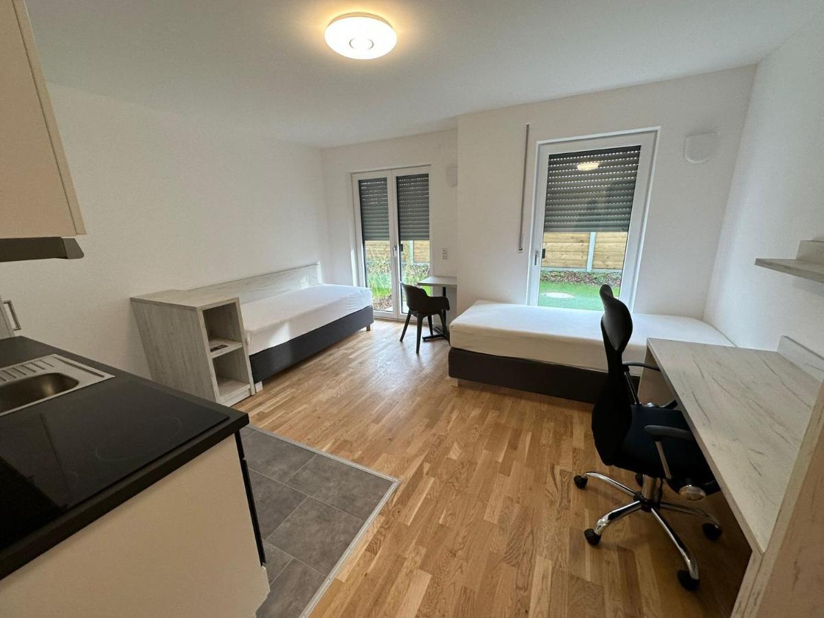 1 Zimmer Studioapartment Mit Bis Zu 2 Einzelbetten In Der Land Of Living Kelheim Dış mekan fotoğraf